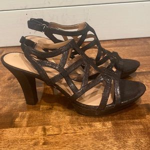 Naturalizer Dayna Black/Pewter Size 10